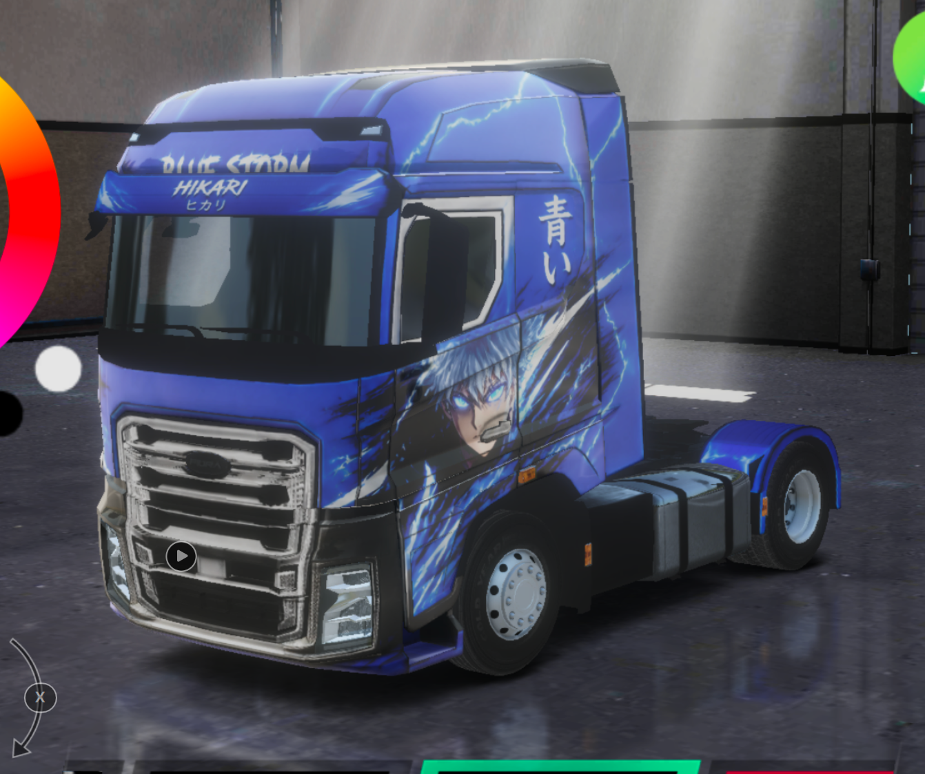 FI - Man Blue Storm Anime Premium Skin