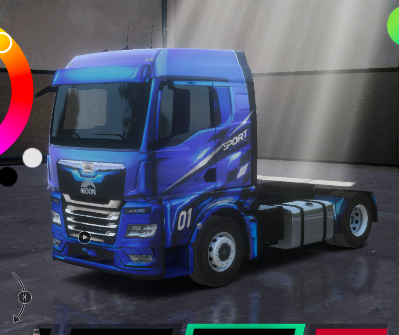 Moon THX Blue Sport Premium Skin