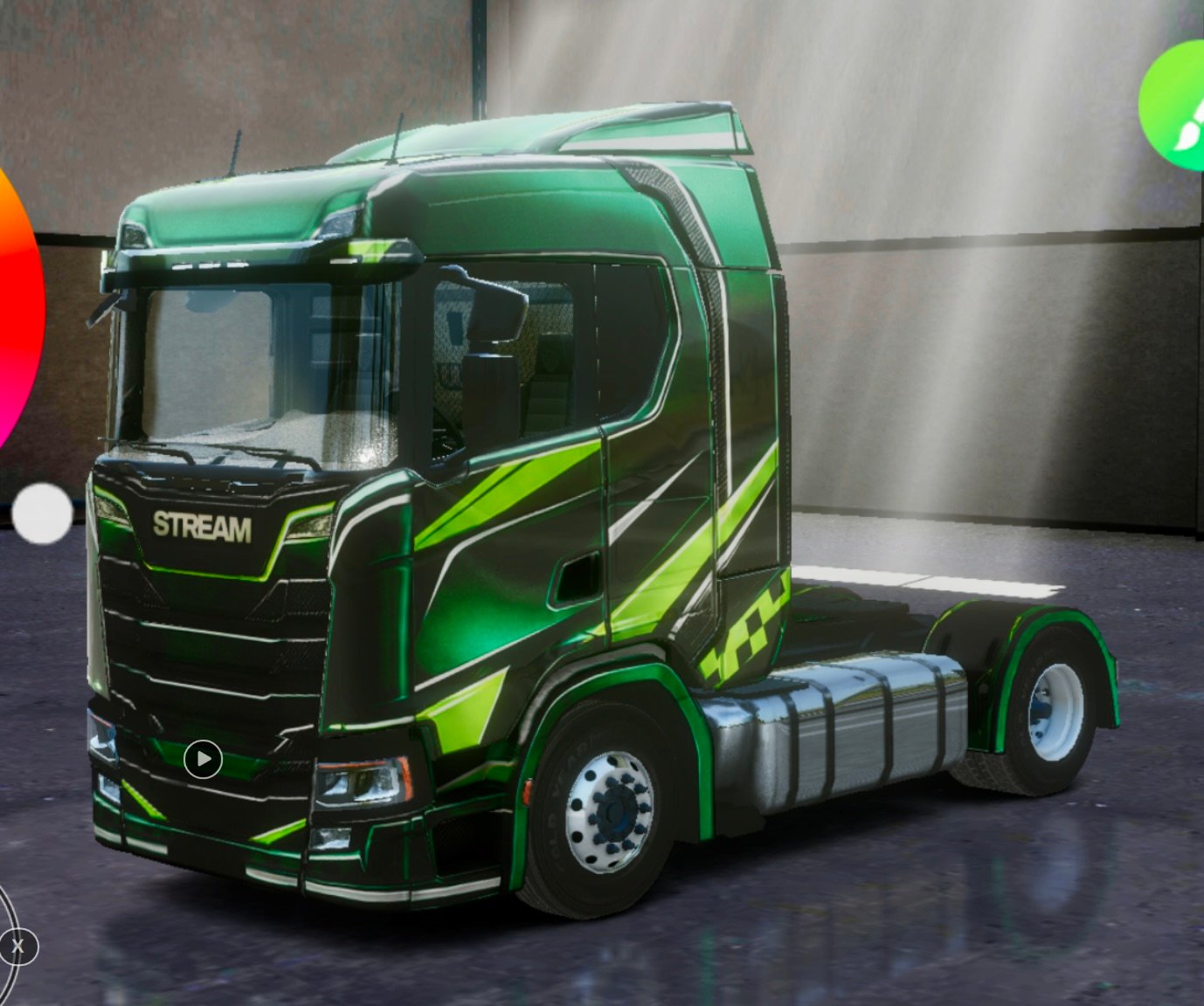 Stream ST Green Racing Car Premium Skin
