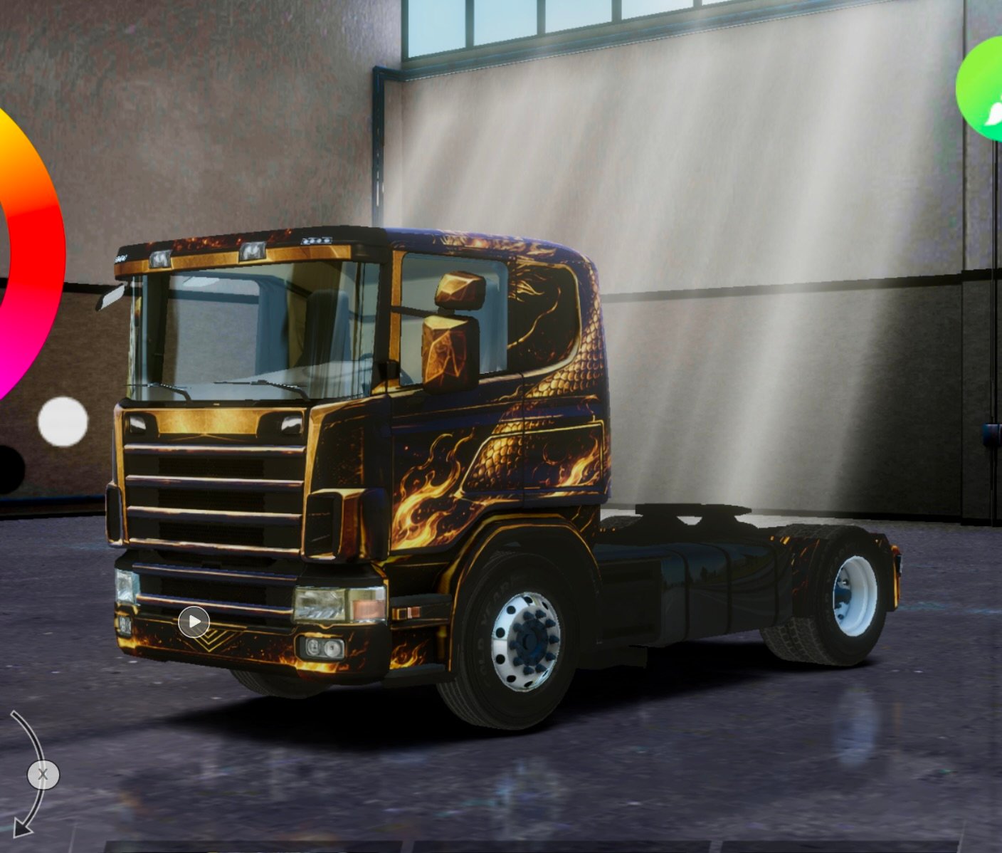 RT Legend 1995 Gold Dragon Fire Skin