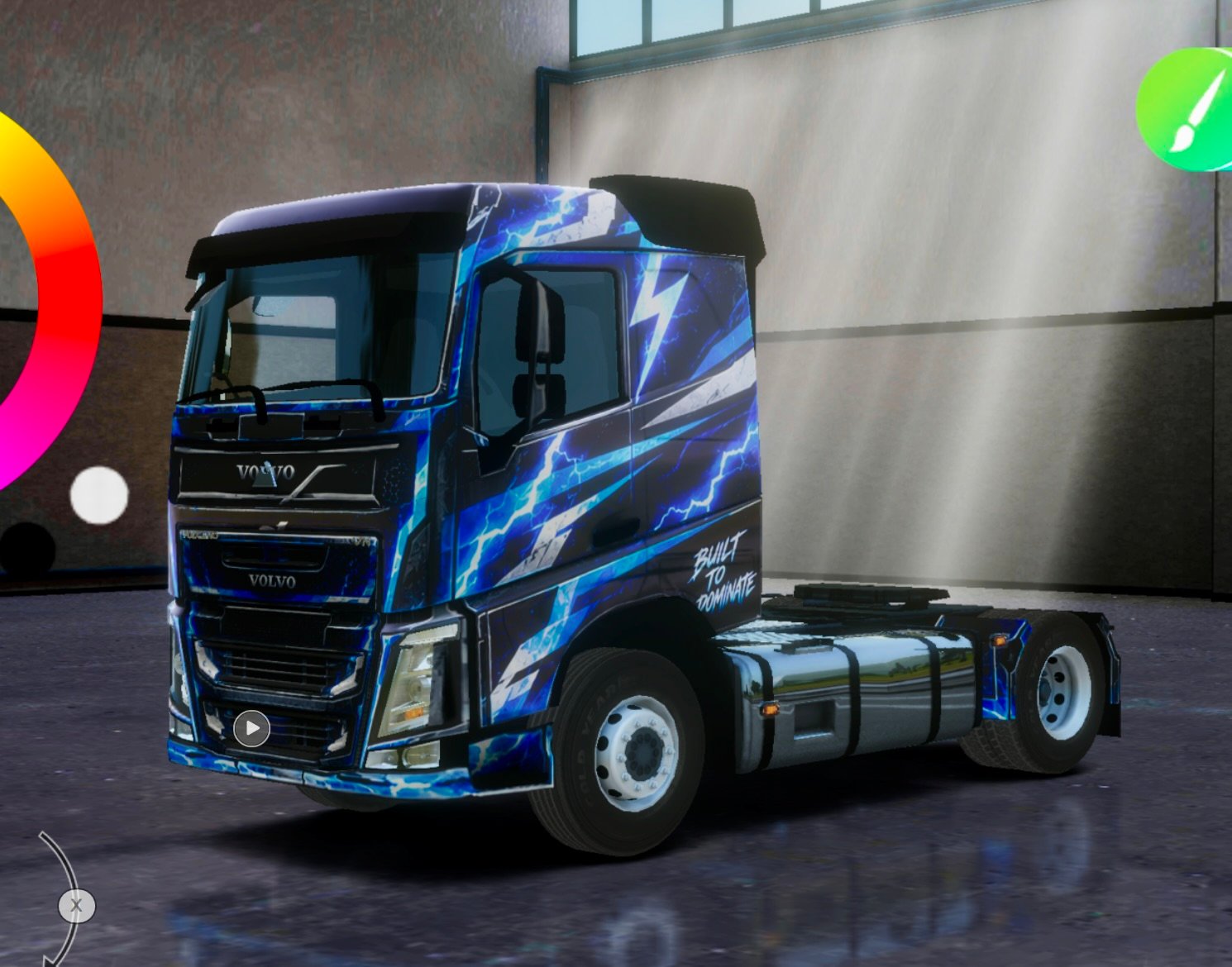 Volcano VN THUNDERBOLT BLUE COLOR Premium Skin