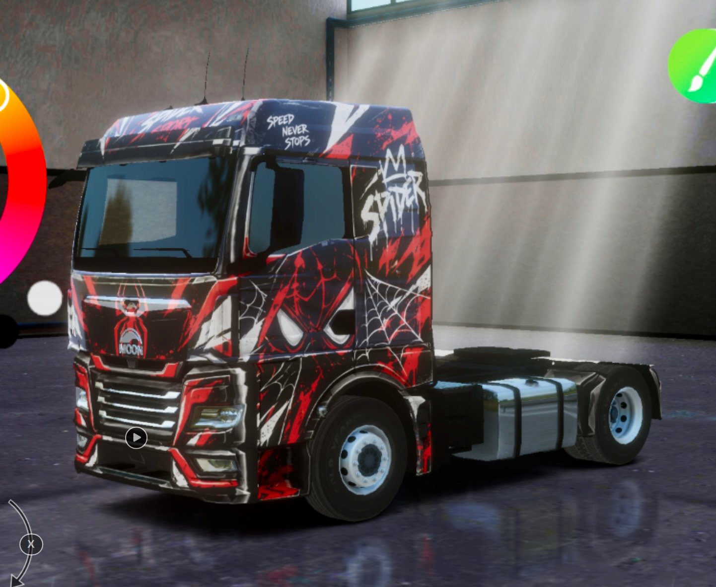 Moon THX Spider Sport Grafitti Premium Skin