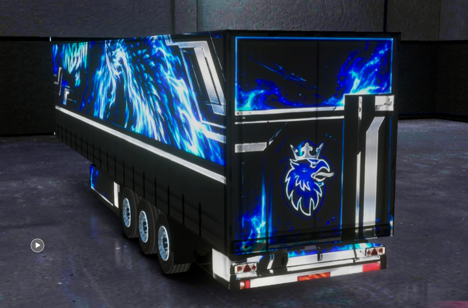Trailer for Stream RT Fire Blue Premium Skin